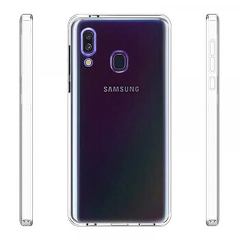 Silikonový obal pro Samsung Galaxy A40 A405F - průhledný