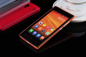 Ultratenký plastový kryt pro Xiaomi Hongmi Redmi 1S - oranžový