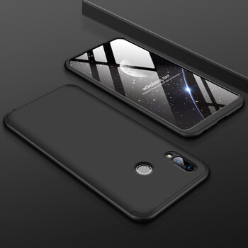 Ochranný 360° celotělový plastový kryt pro Huawei Y6 2019 - černý
