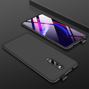 Ochranný 360° celotělový plastový kryt pro Xiaomi Mi 9T (Pro) - černý