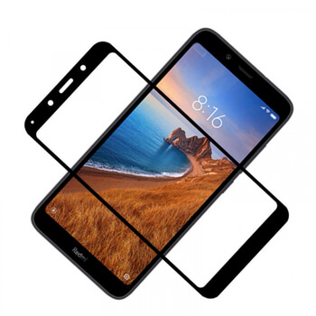 3x 3D tvrzené sklo s rámečkem pro Xiaomi Redmi 7A - černé - 2+1 zdarma