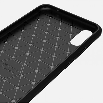 Ochranný silikonový obal karbon pro Xiaomi Redmi 7A - černý