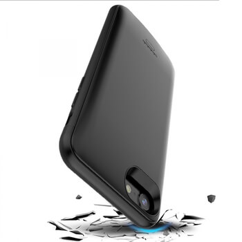 3v1 Silikonové pouzdro s externí baterií smart battery case power bank 4000 mAh pro Apple iPhone 5/5S/SE - černé