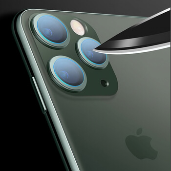 3x Tvrdá ochranná fólie na čočku fotoaparátu a kamery pro Apple iPhone 11 Pro Max - 2+1 zdarma