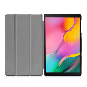 2v1 Smart flip cover + zadní plastový ochranný kryt pro Samsung Galaxy Tab A 8.0 2019 - černý