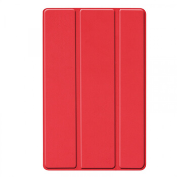 2v1 Smart flip cover + zadní plastový ochranný kryt pro Samsung Galaxy Tab A 8.0 2019 - červený