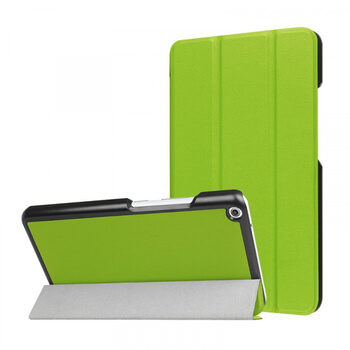 2v1 Smart flip cover + zadní plastový ochranný kryt pro Samsung Galaxy Tab A 10.1 2019 (T515) - zelený