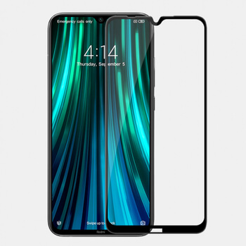 3D ochranné tvrzené sklo s rámečkem pro Xiaomi Redmi Note 8 - černé