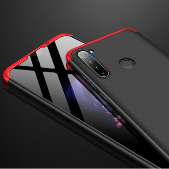 Ochranný 360° celotělový plastový kryt pro Xiaomi Redmi Note 8 - černý