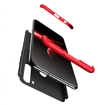 Ochranný 360° celotělový plastový kryt pro Xiaomi Redmi Note 8 - růžový