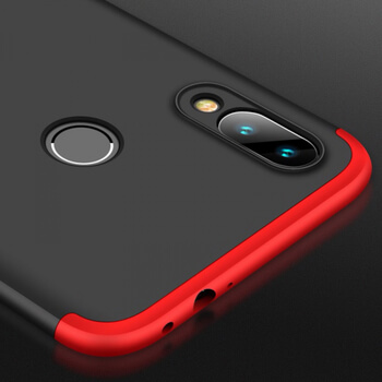 Ochranný 360° celotělový plastový kryt pro Xiaomi Redmi Note 8 Pro - růžový