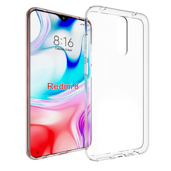 Silikonový obal pro Xiaomi Redmi 8 - průhledný