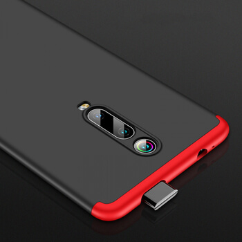 Ochranný 360° celotělový plastový kryt pro Xiaomi Redmi 8 - černý