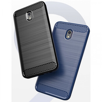 Ochranný silikonový obal karbon pro Xiaomi Redmi 8A - černý