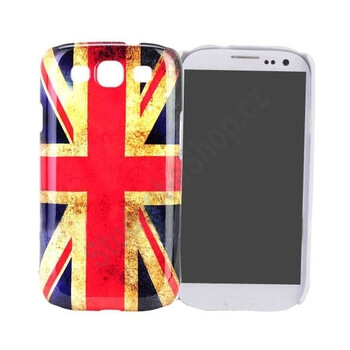 Plastový kryt pro Samsung Galaxy S3 III i9300 - Anglická vlajka