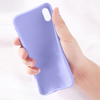 Extrapevný silikonový ochranný kryt pro Apple iPhone X/XS - světle modrý