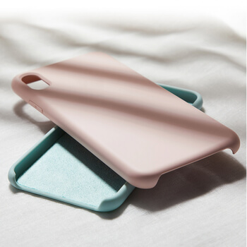 Extrapevný silikonový ochranný kryt pro Apple iPhone X/XS - světle růžový