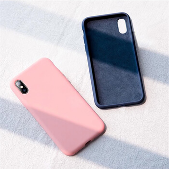 Extrapevný silikonový ochranný kryt pro Apple iPhone XS Max - světle růžový