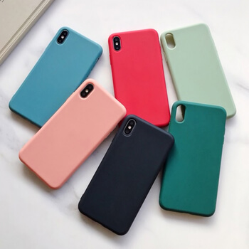 Extrapevný silikonový ochranný kryt pro Apple iPhone XS Max - tmavě zelený