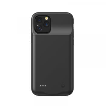 3v1 Silikonové pouzdro s externí baterií smart battery case power bank 4500 mAh pro Apple iPhone 11 Pro Max - černé