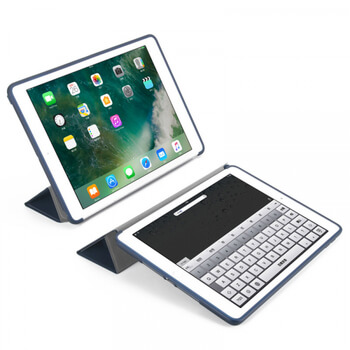 2v1 Smart flip cover + zadní silikonový ochranný obal pro Apple iPad 10.2" 2019 (7. generace) - černý