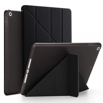 2v1 Smart flip cover + zadní silikonový ochranný obal pro Apple iPad 10.2" 2019 (7. generace) - černý