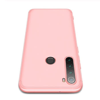 Ochranný 360° celotělový plastový kryt pro Xiaomi Redmi Note 8T - růžový