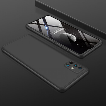 Ochranný 360° celotělový plastový kryt pro Samsung Galaxy A51 A515F - černý