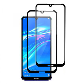 3D ochranné tvrzené sklo s rámečkem pro Huawei Y5 2019 - černé