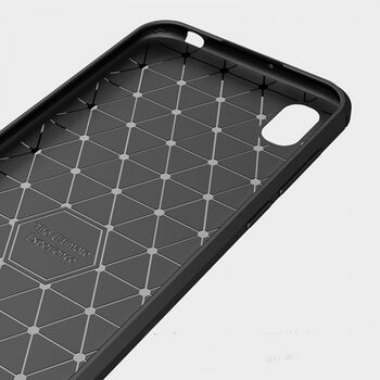 Ochranný silikonový obal karbon pro Huawei Y5 2019 - černý
