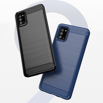 Ochranný silikonový obal karbon pro Samsung Galaxy S20+ G985F - černý