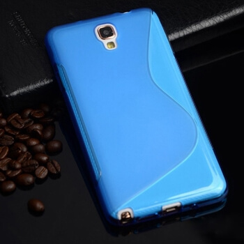 Silikonový ochranný obal S-line pro Samsung Galaxy Note 3 Neo - modrý