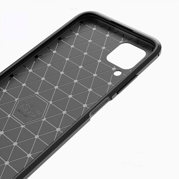 Ochranný silikonový obal karbon pro Huawei P40 Lite - černý