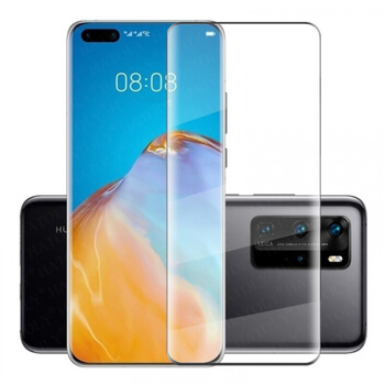 3D ochranné tvrzené sklo pro Huawei P40 Pro - černé