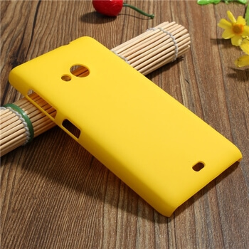 Plastový obal pro Nokia Lumia 535 - žlutý