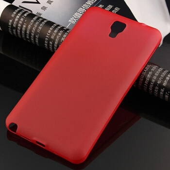 Ultratenký plastový kryt pro Samsung Galaxy Note 3 Neo - červený