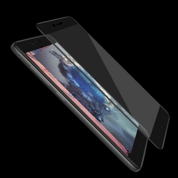 3x 3D tvrzené sklo s rámečkem pro Xiaomi Redmi 4X Global - černé - 2+1 zdarma