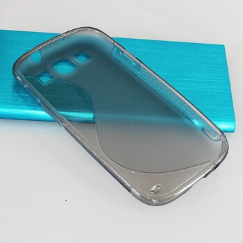 Silikonový ochranný obal S-line pro Samsung Galaxy S3 III i9300 - šedý