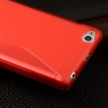 Silikonový ochranný obal S-line pro Xiaomi Redmi 3 - červený