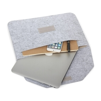 Ochranný filcový obal pro Apple MacBook Pro 13" CD-ROM - šedý
