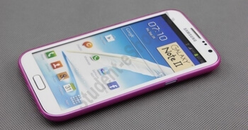 Ultratenký plastový kryt pro Samsung Galaxy Note 2 II - růžový