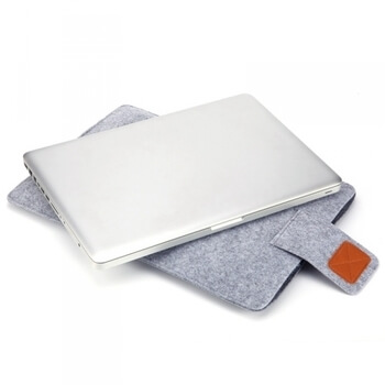Ochranný filcový obal pro Apple MacBook Pro 13" TouchBar (2016-2019) - šedý