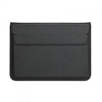 2v1 Pouzdro s magnetem a stojánkem z ekokůže pro Apple MacBook Air 13" (2018-2020) - černé