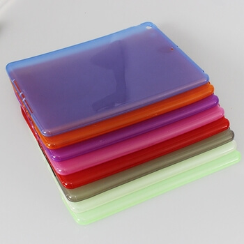 Ultratenký silikonový obal pro Apple iPad Air - oranžový