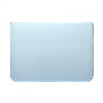 2v1 Pouzdro s magnetem a stojánkem z ekokůže pro Apple MacBook Pro 13" TouchBar (2016-2019) - světle modré