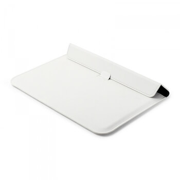 2v1 Pouzdro s magnetem a stojánkem z ekokůže pro Apple MacBook Pro 15" TouchBar (2016-2020) - bílé