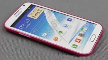 Ultratenký plastový kryt pro Samsung Galaxy Note 2 II - červený