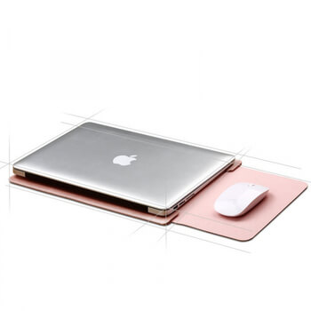 Ochranný kožený obal pro Apple MacBook Air 13" (2018-2020) - růžový