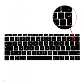 Silikonový ochranný obal na klávesnici EU verze pro Apple MacBook Air 13" (2012-2017) - průhledný