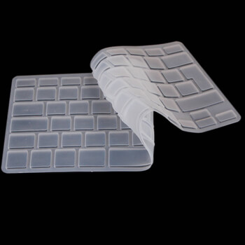 Silikonový ochranný obal na klávesnici EU verze pro Apple MacBook Pro 13" CD-ROM - průhledný